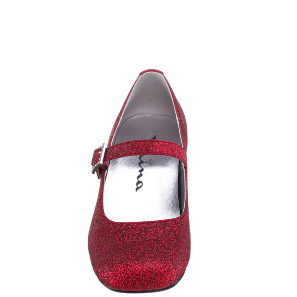 Girls red sequin shoes shops