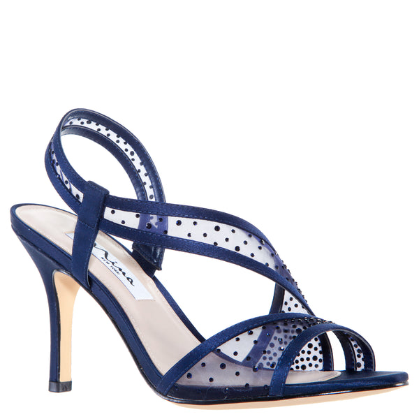 Nina navy store blue evening shoes