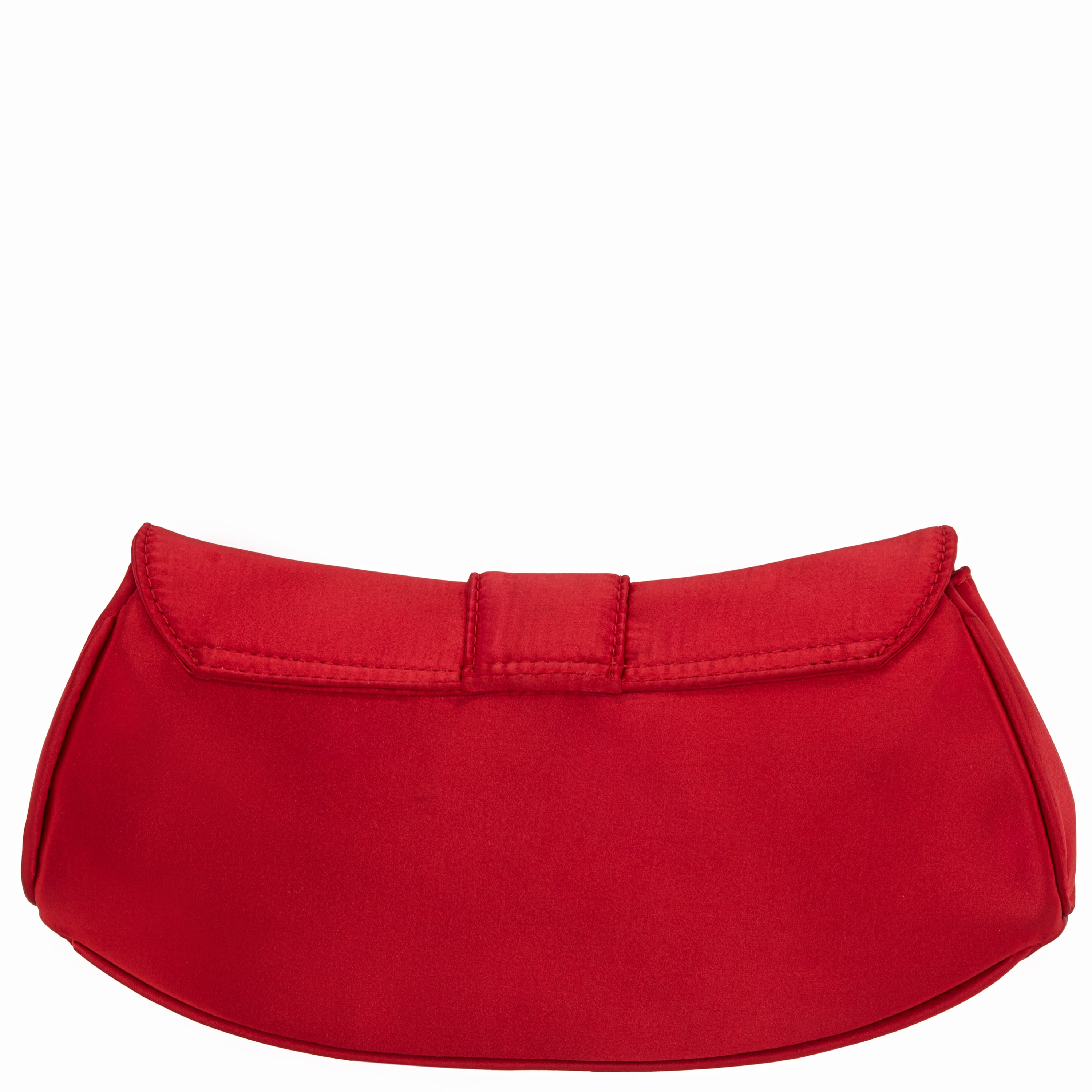 Womens Apolina Red Crystal Heart Adorned Clutch | Nina Shoes