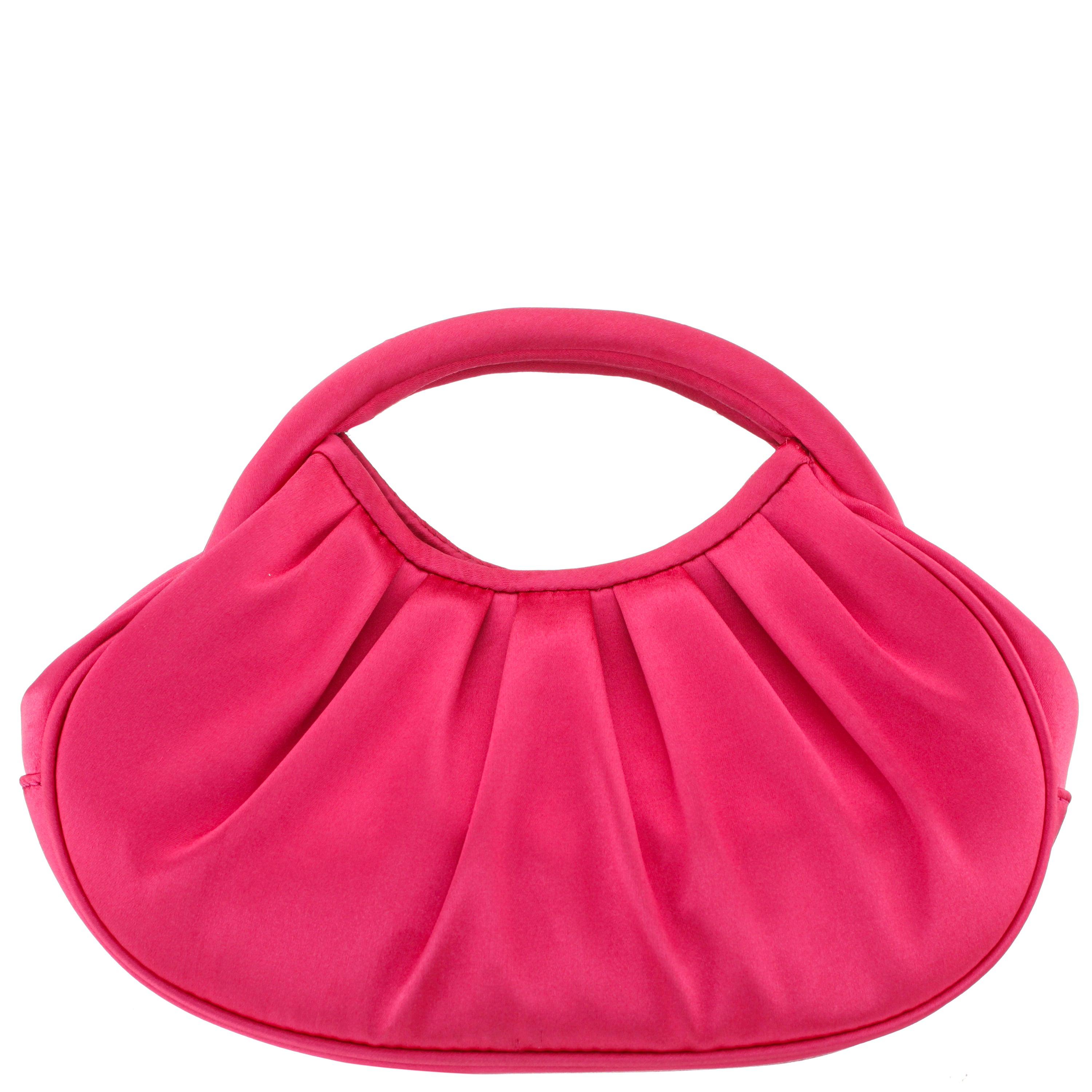 Womens Bren Pink Mini Moon Satchel With Cut Out Handle | Nina Shoes