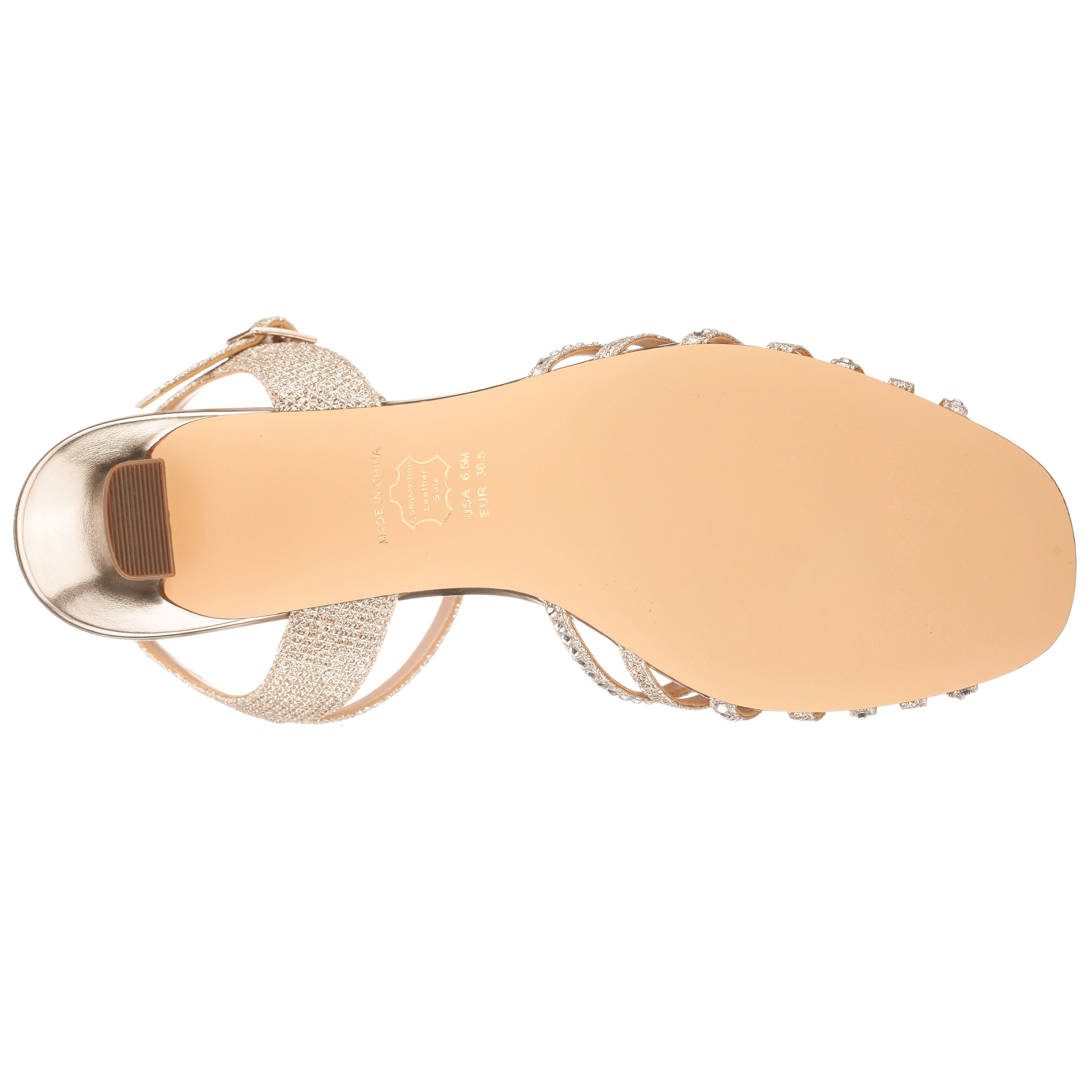 Womens Bryna Soft Platino Ankle Strap Mid-Heel Sandals | Nina Shoes