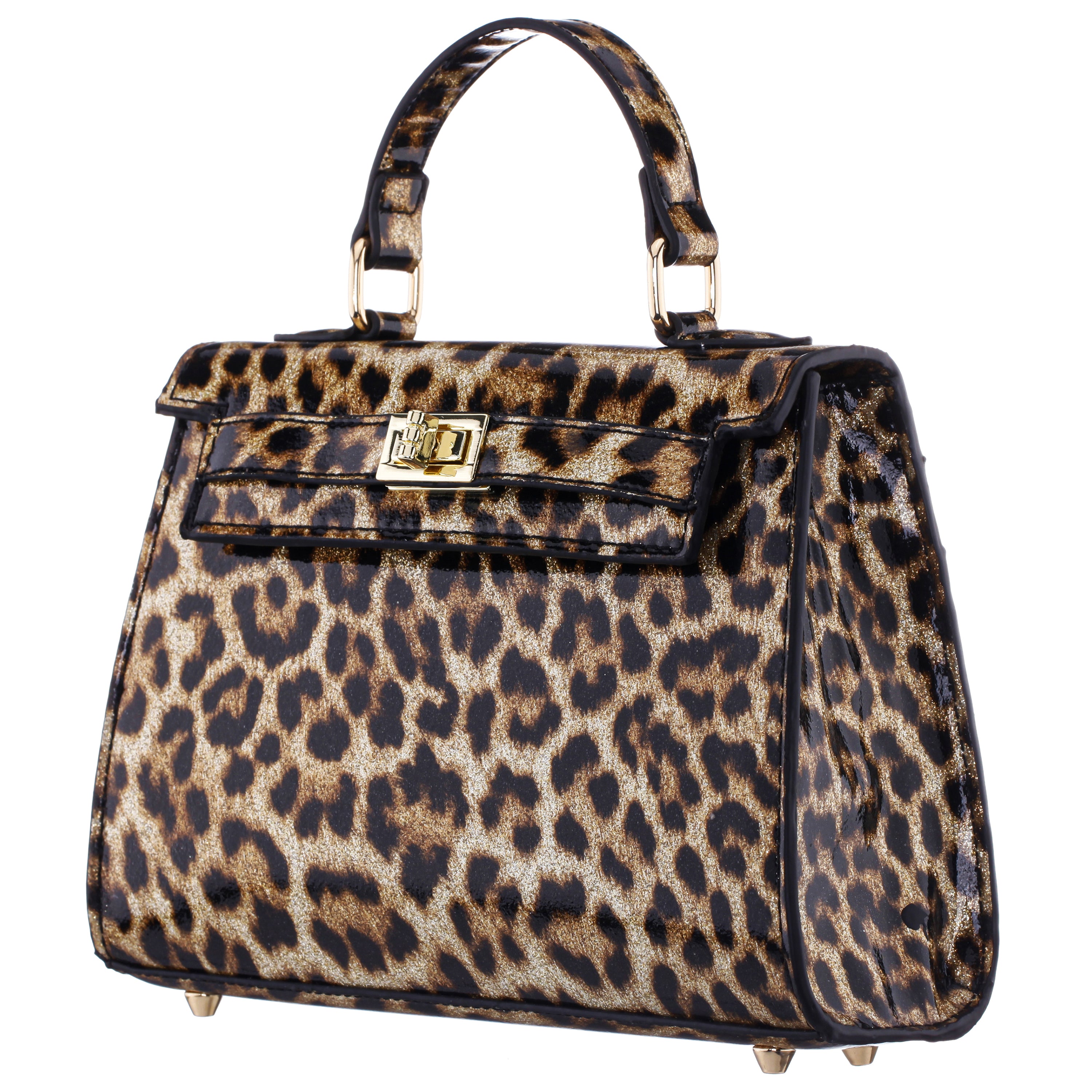 Womens Gemini-L Beige Glitter Beige PU Handle Satchel | Nina Shoes