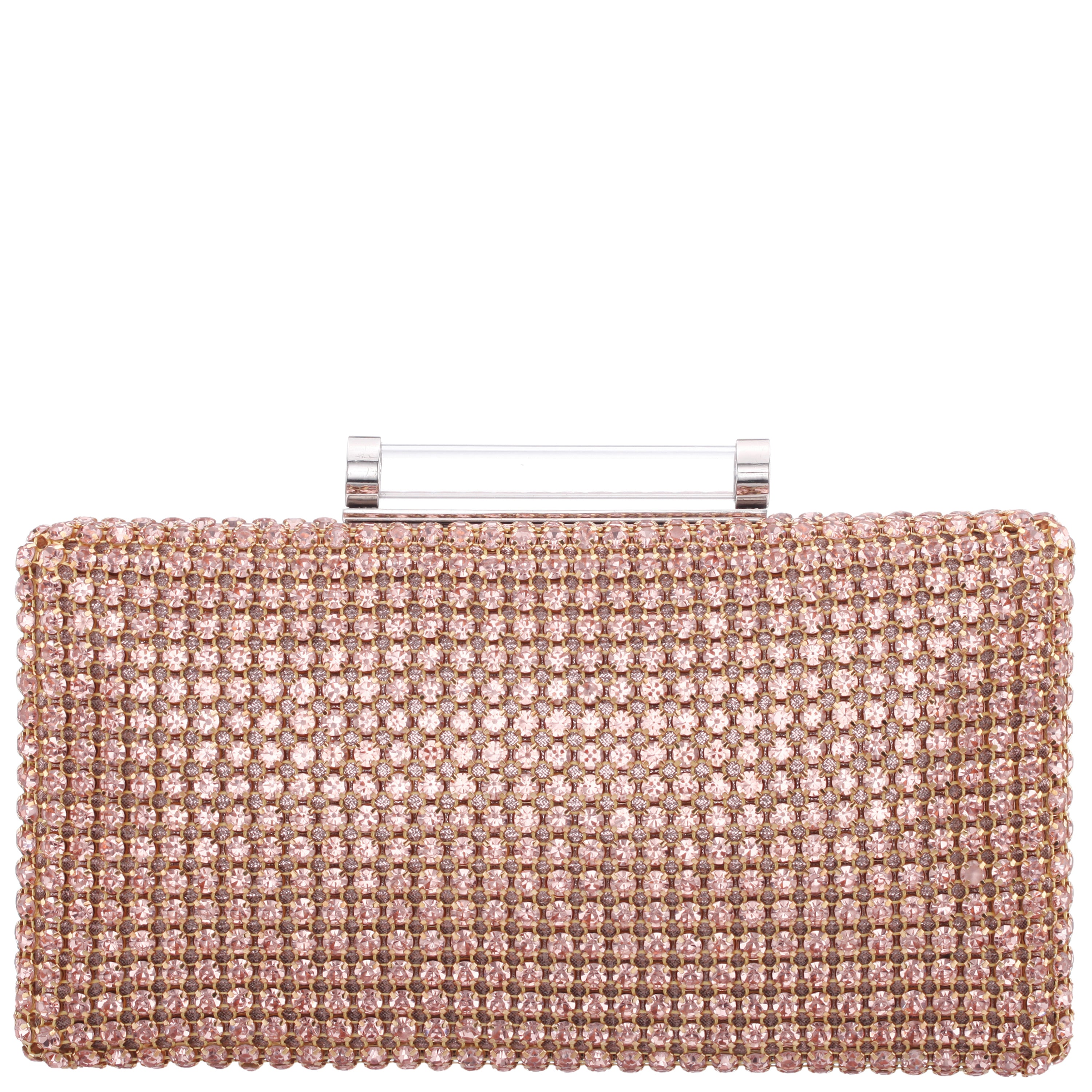 ガーリッシュ　girlish バルーンジレ Womens Gracious Pearl Rose Crystal Mesh Minaudiere | Nina Shoes