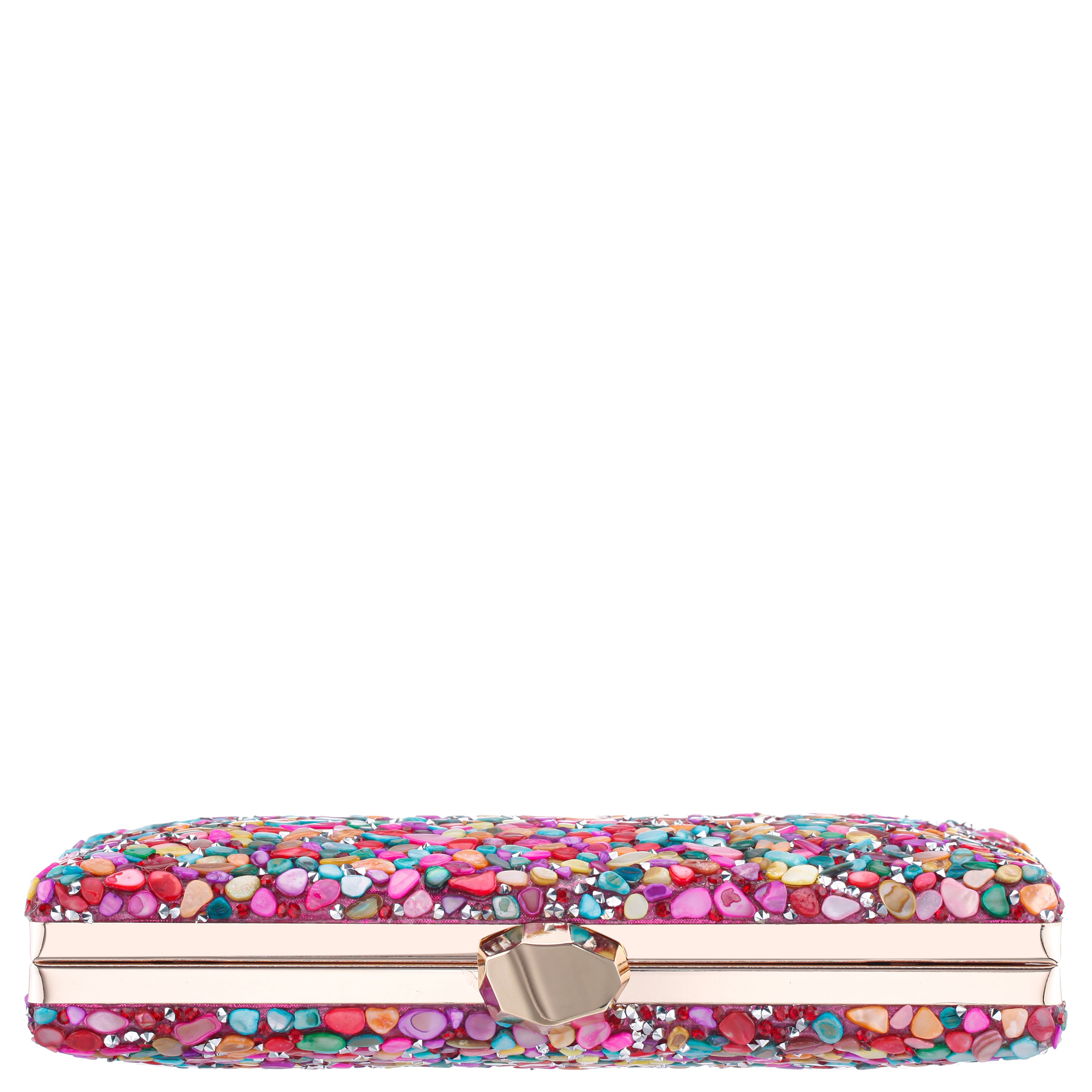 Womens Gypsy Multi Stone/Resin Hotfix Minaudiere | Nina Shoes