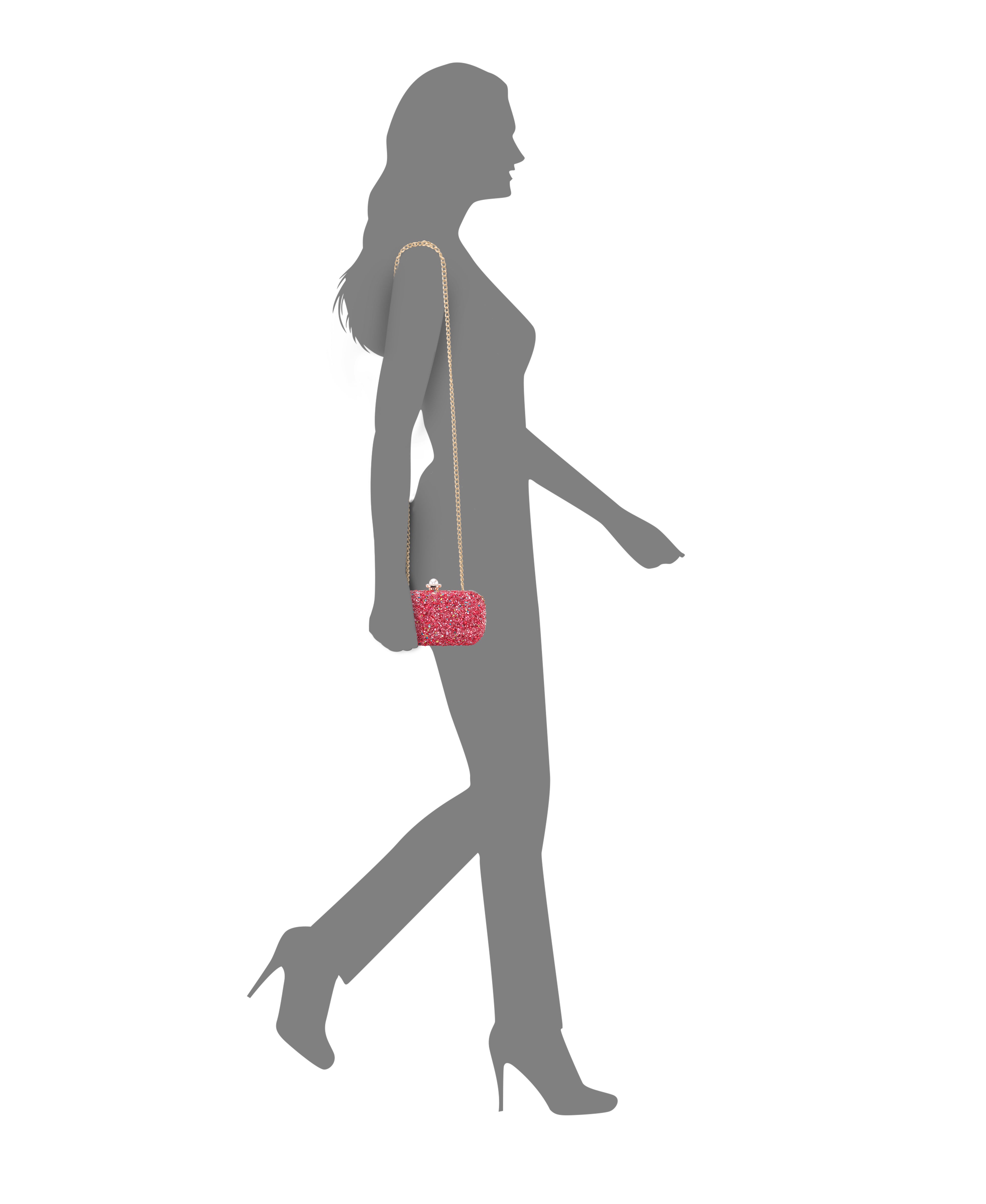Womens Harmony Coral Multi Rock Candy Hotfix Minaudiere | Nina Shoes