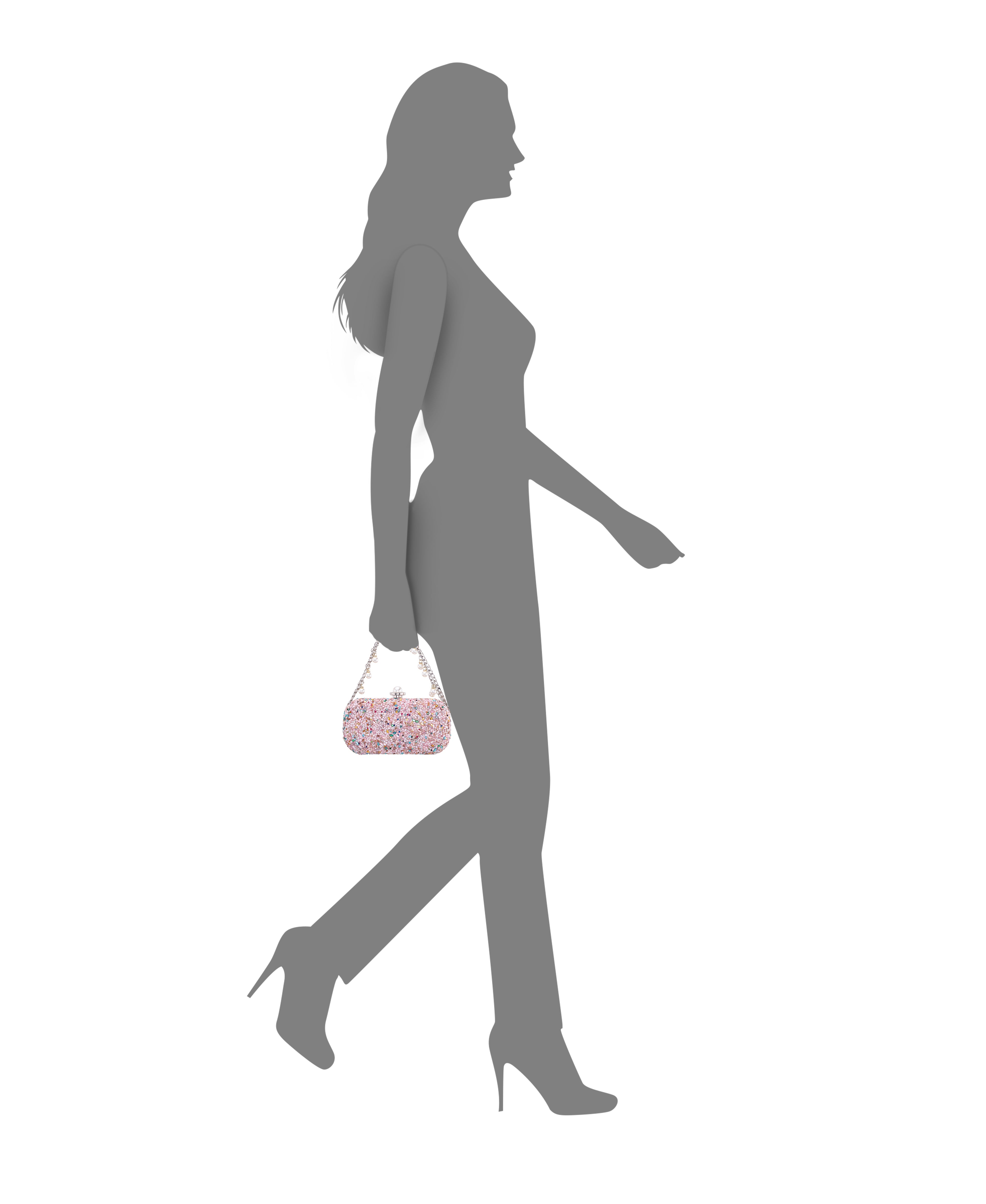 Womens Harmony Pink Rock Candy Hotfix Minaudiere | Nina Shoes
