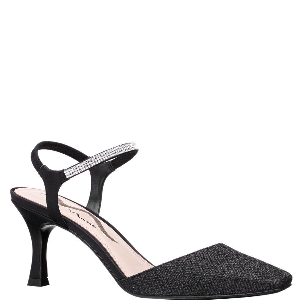 Women Slip On Pump Shoes 1.5 Inches Low Heel Close Toe Comfort Work Dress  Shoes | eBay