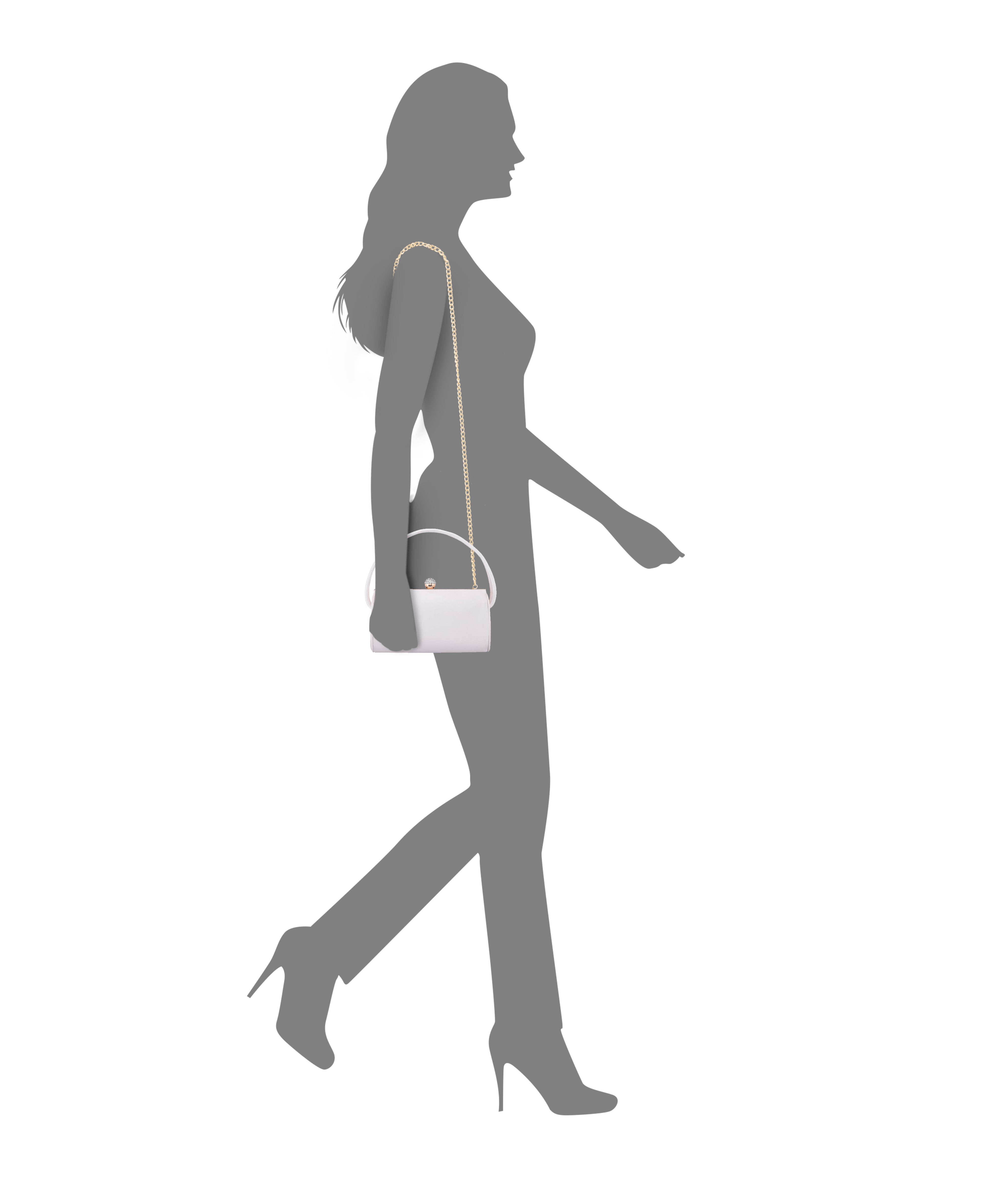 Womens Khalani Beige Satin Handle Bag | Nina Shoes