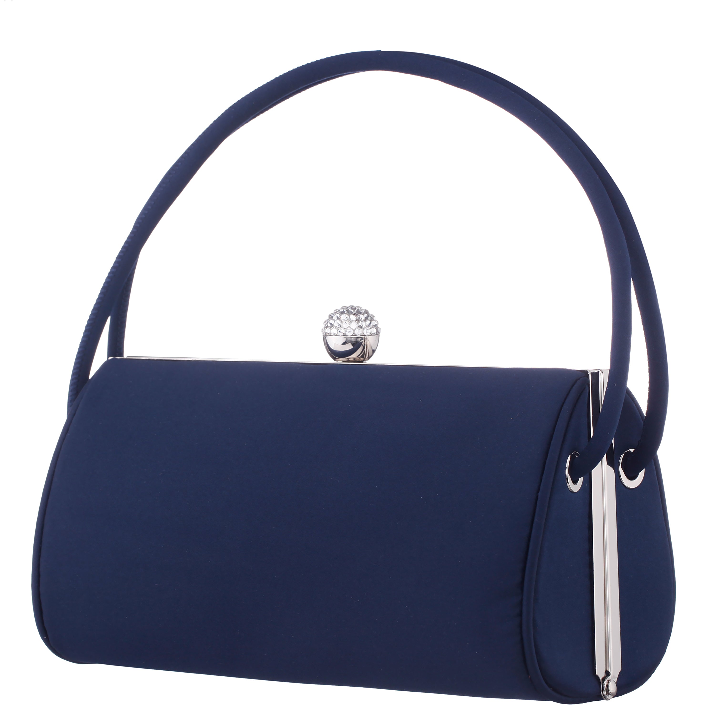 Womens Khalani Blue Satin Handle Bag | Nina Shoes