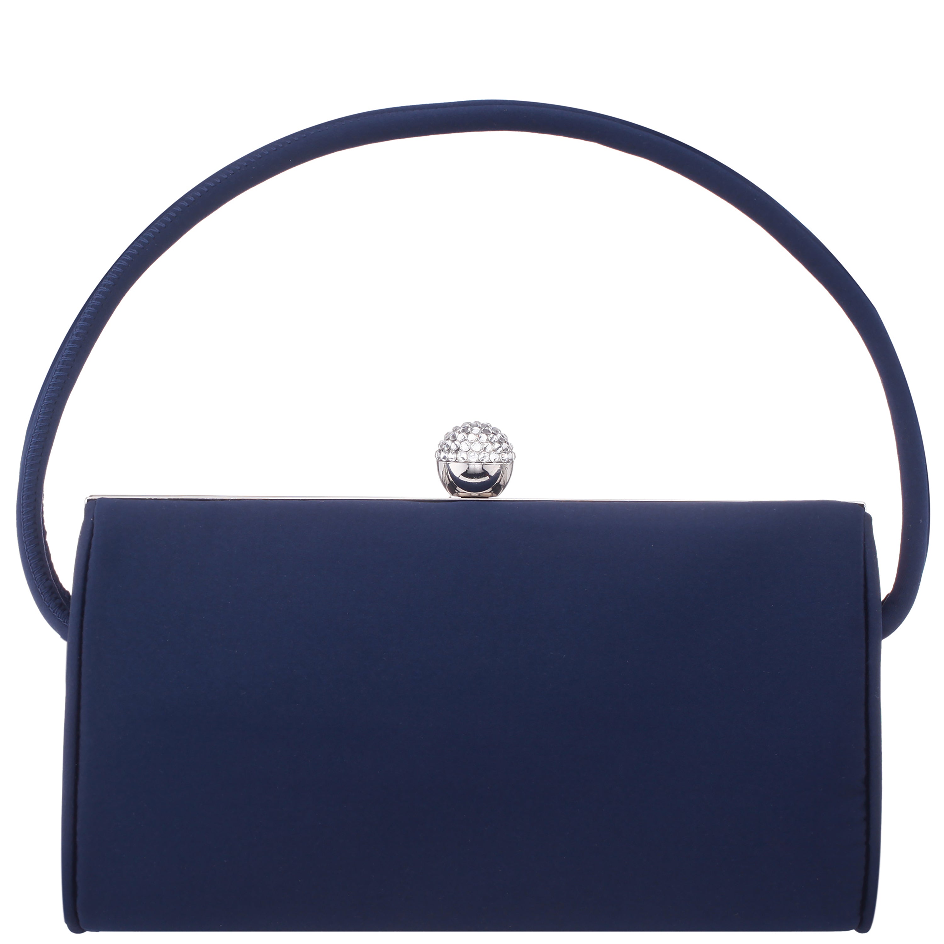 NINA Womens Khalani Blue Satin Handle Bag | Nina Shoes