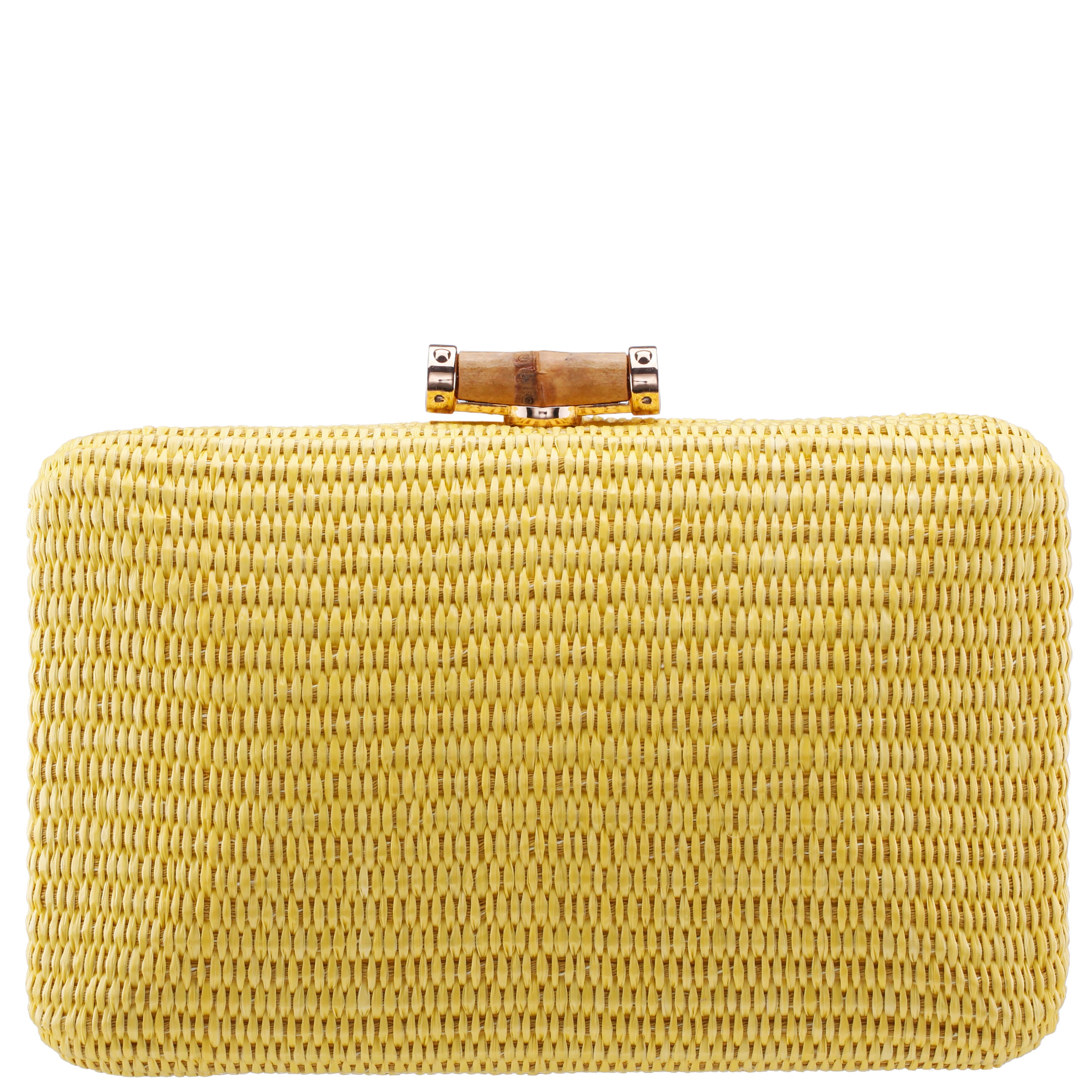Womens Malia-M Yellow Straw Minaudiere | Nina Shoes