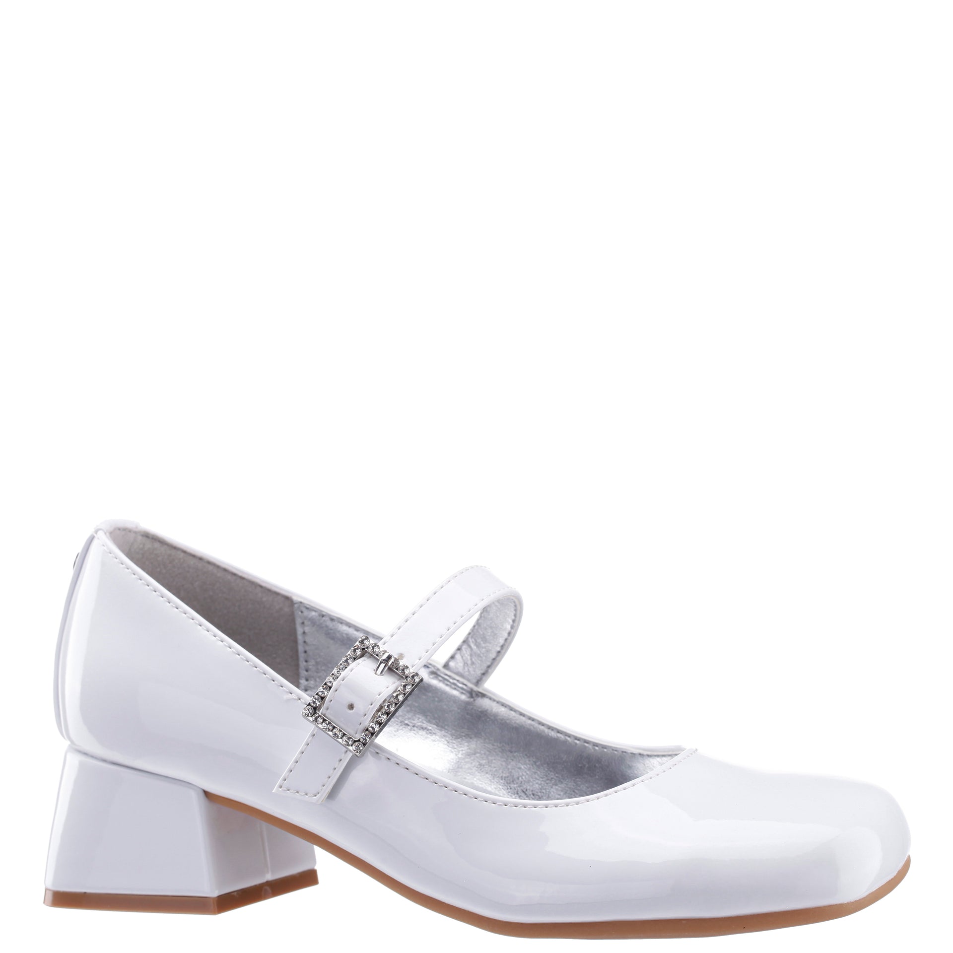 white mary jane dress shoes Nina Big Girls Mila Heel Pumps - Dollhouse Bridesmaid Dress Arete Option 1:US 2 Introduce a hint of influence6