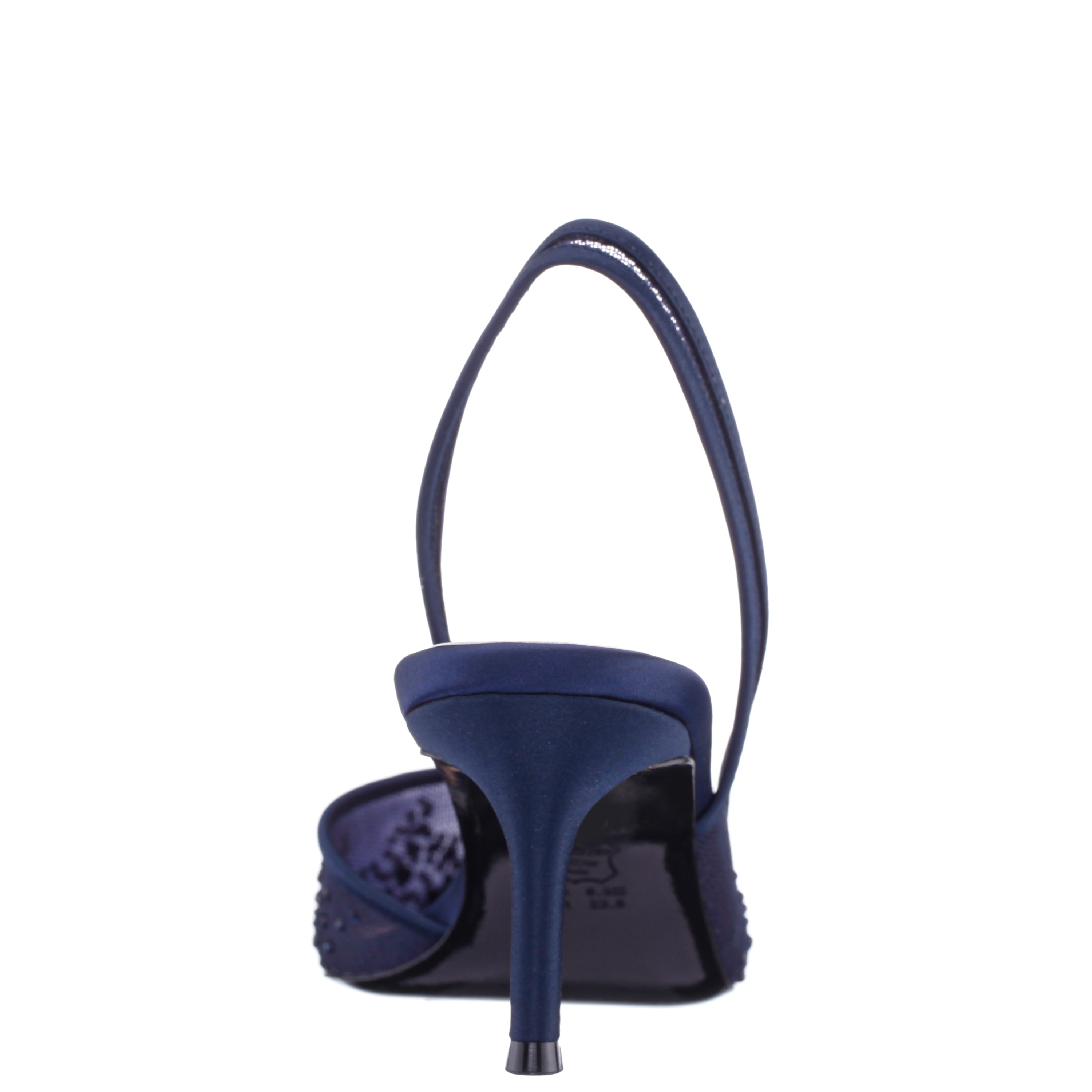 Womens Nazaria Blue Sling Back Mid-Heel Pumps | Nina Shoes Womens Nazaria Blue Sling Back Mid-Heel Pumps | Nina Shoes