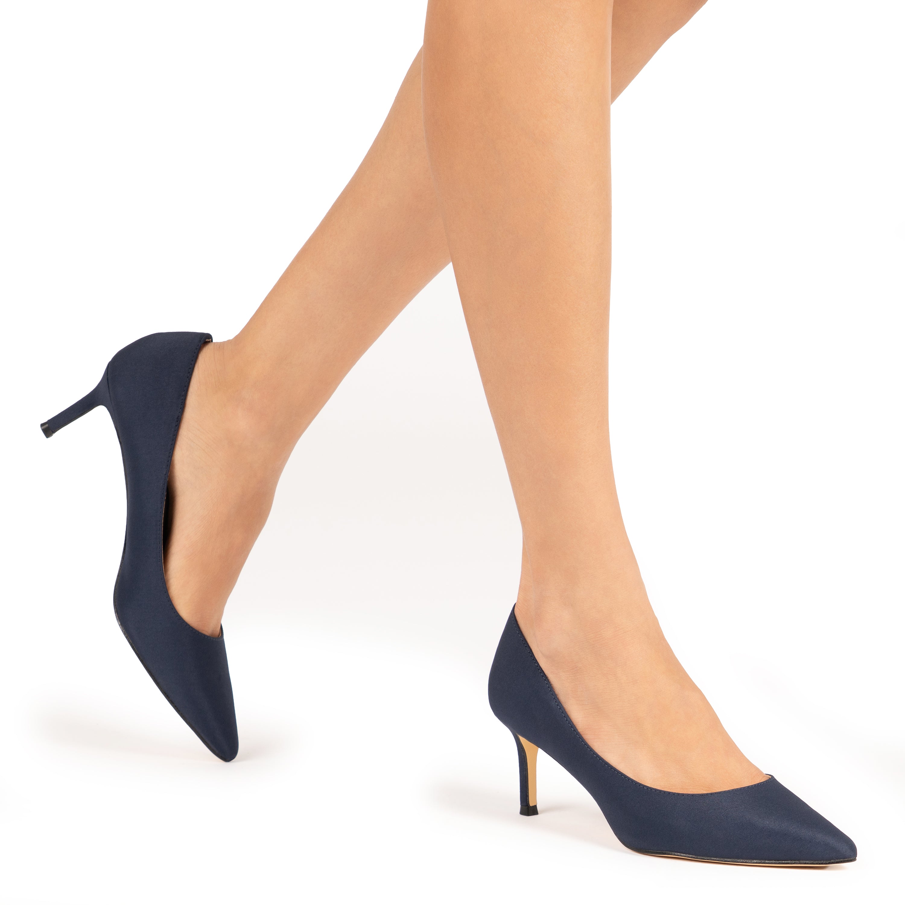 Womens Nina60 Blue Mid-Heel Classic Pump | Nina Shoes
