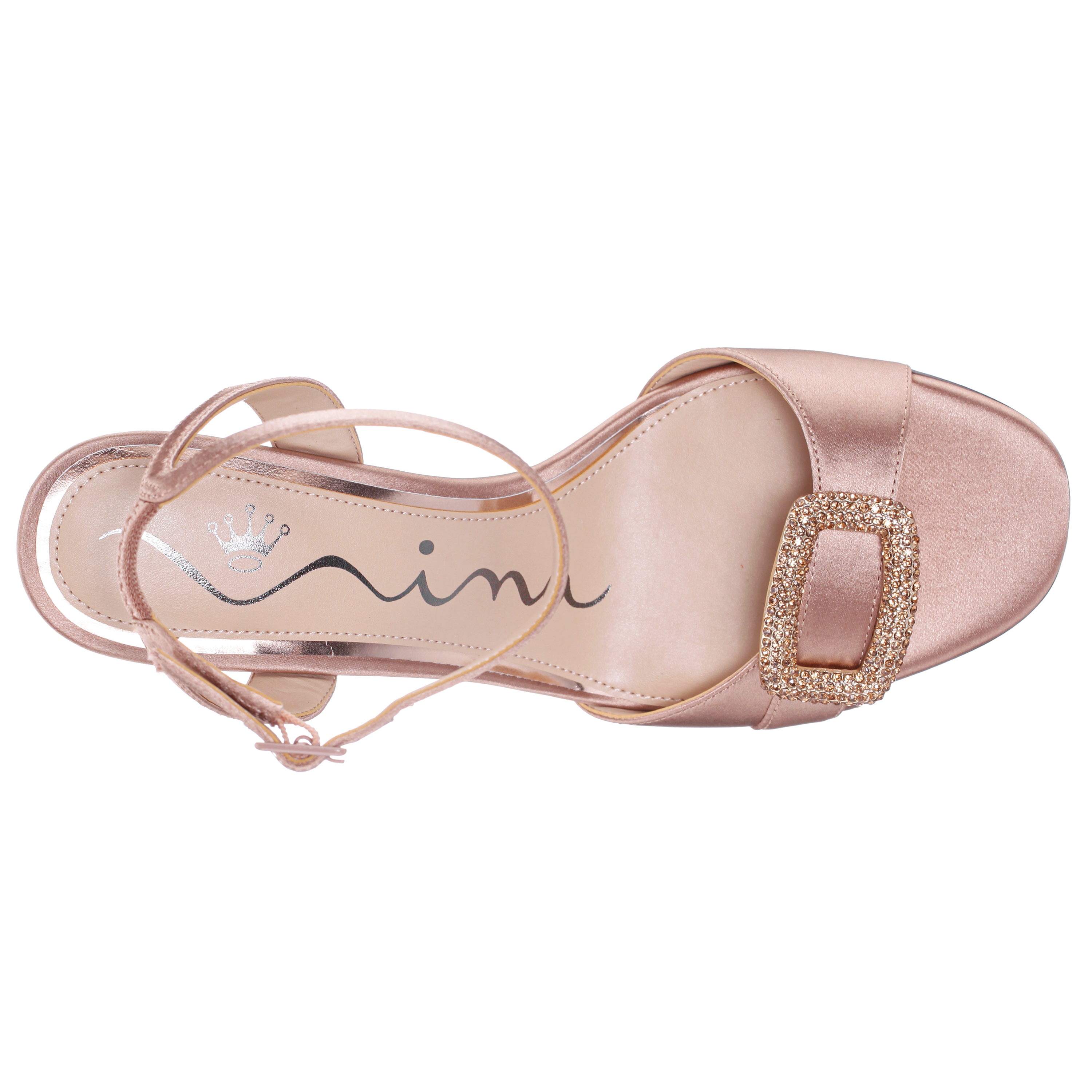 Womens Quenbie Brown Sandal Mid-Heel | Nina Shoes