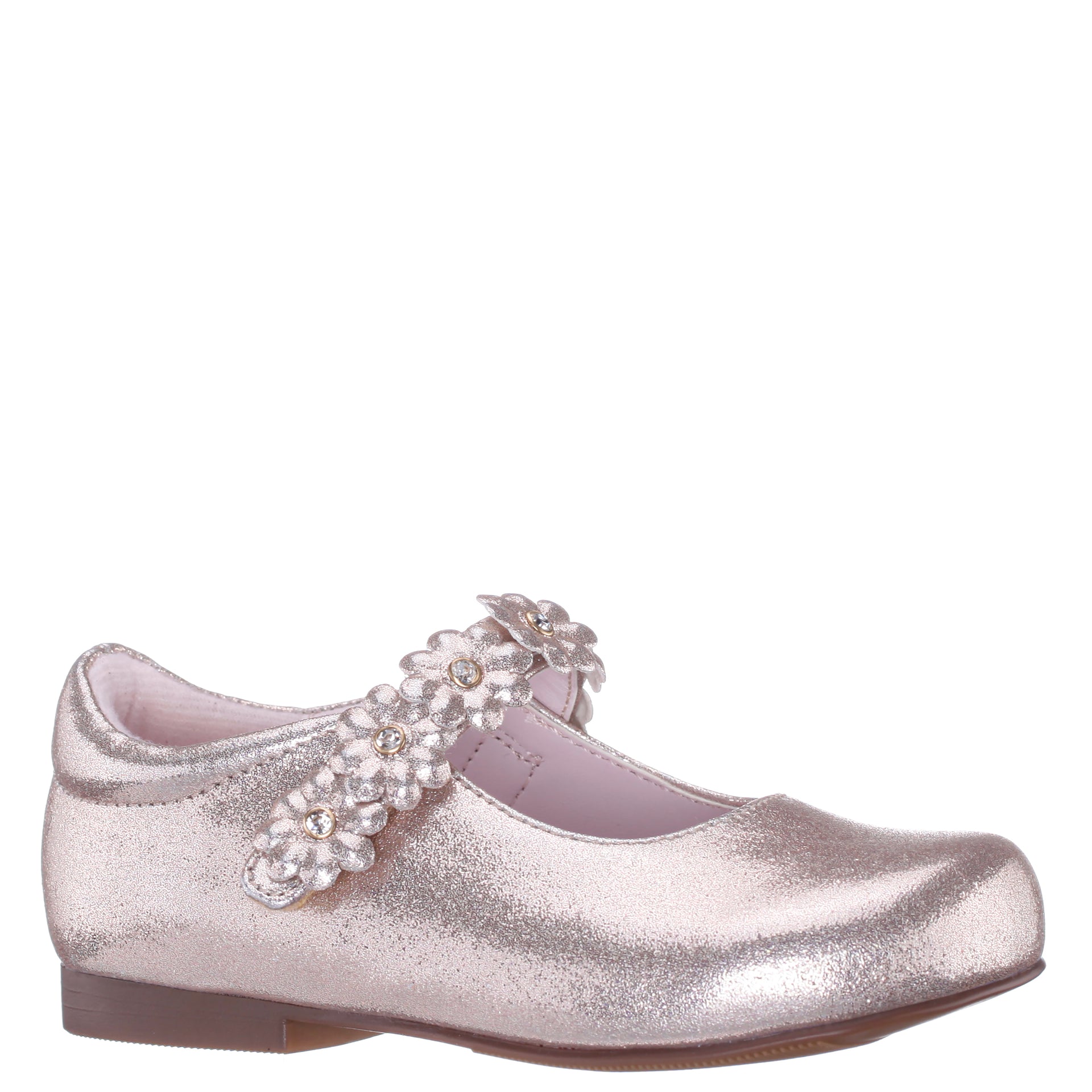 gold dress white shoes Girls Tuley Light Gold Glitter Mary Jane Dress Shoes