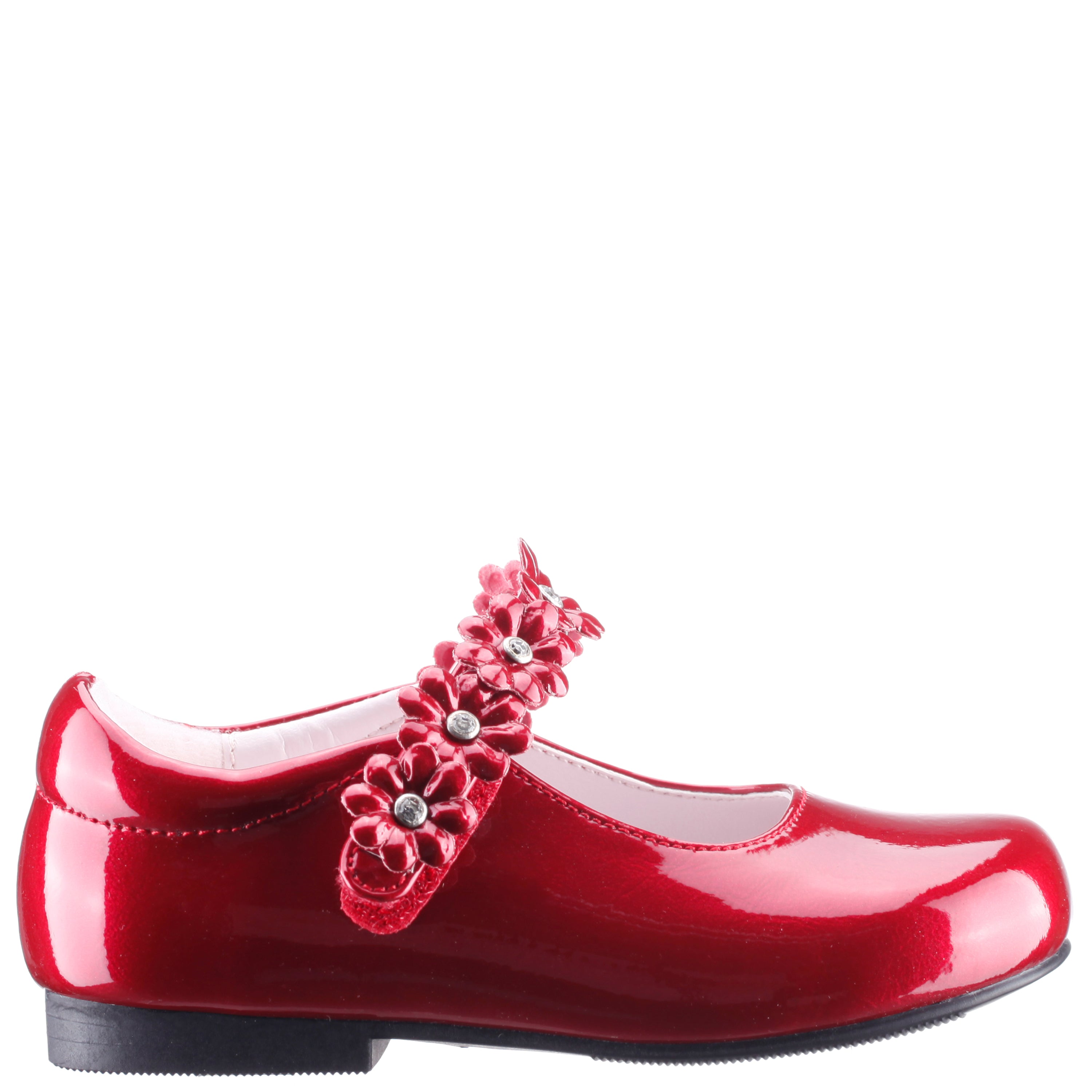 Nina Girls' 6-12 Tuley Mary Jane Dress Shoes - Red Patent