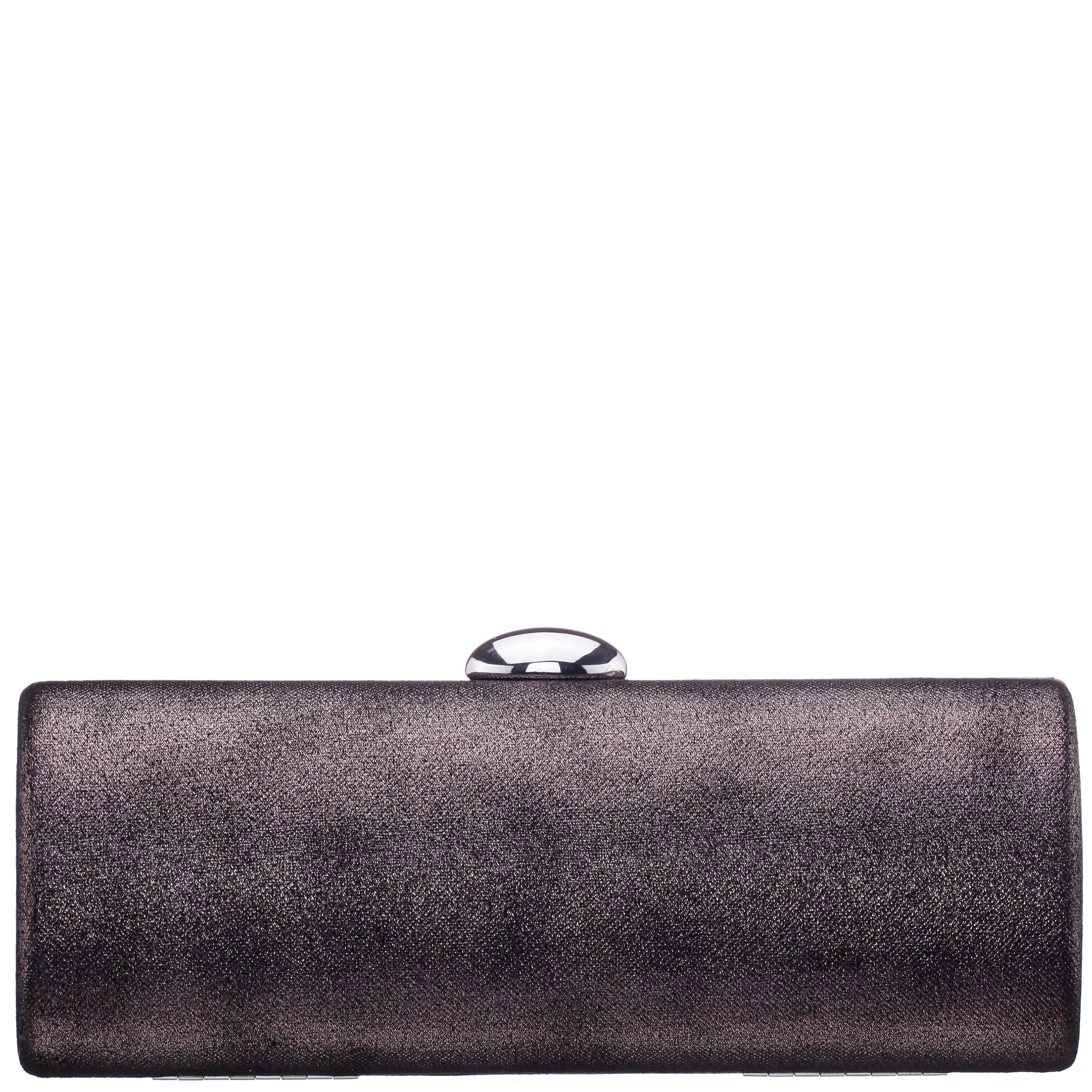 Womens Xandra Grey Glamex PU Minaudiere | Nina Shoes
