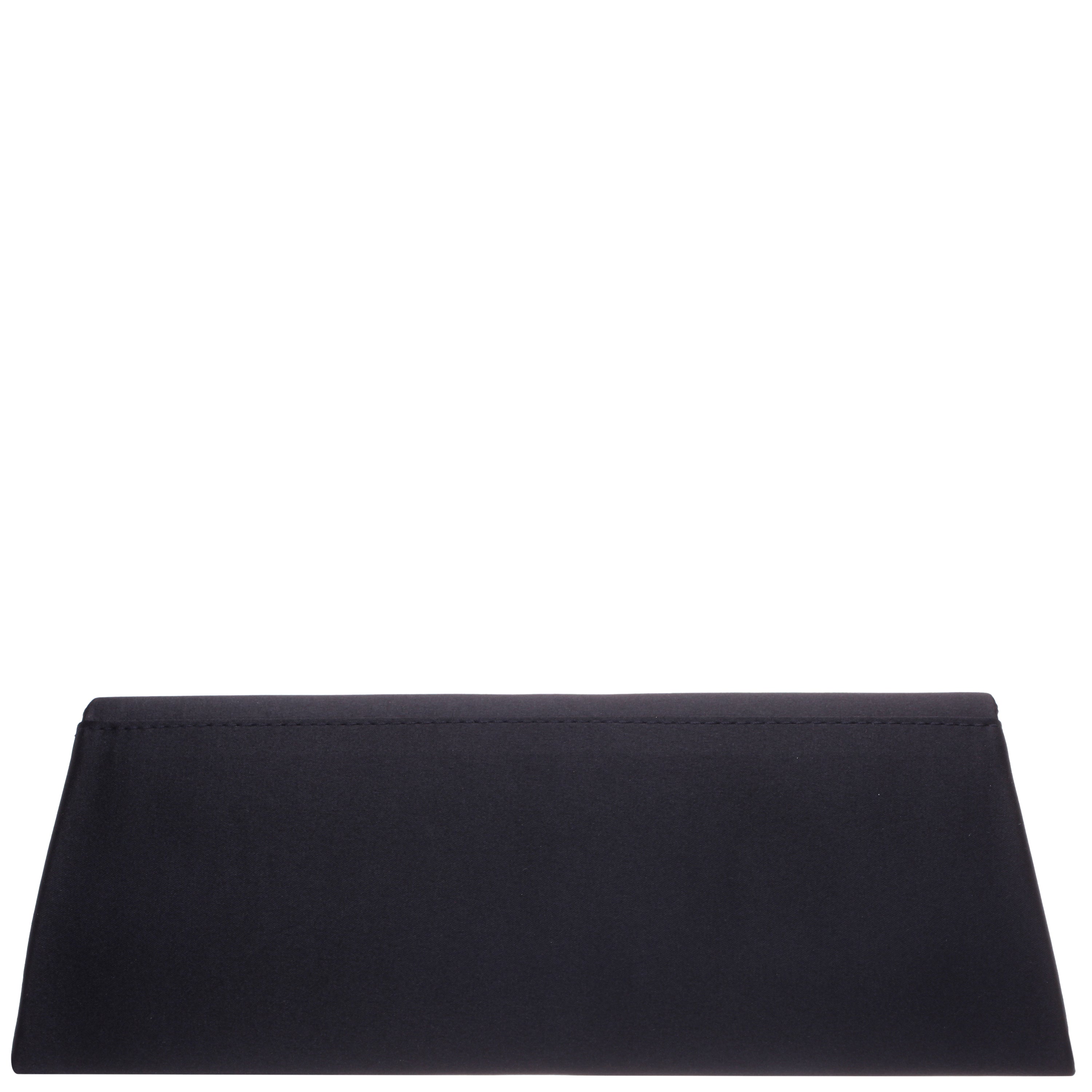 Womens Zoey-Z Black Satin Clutch Bag | Nina Shoes