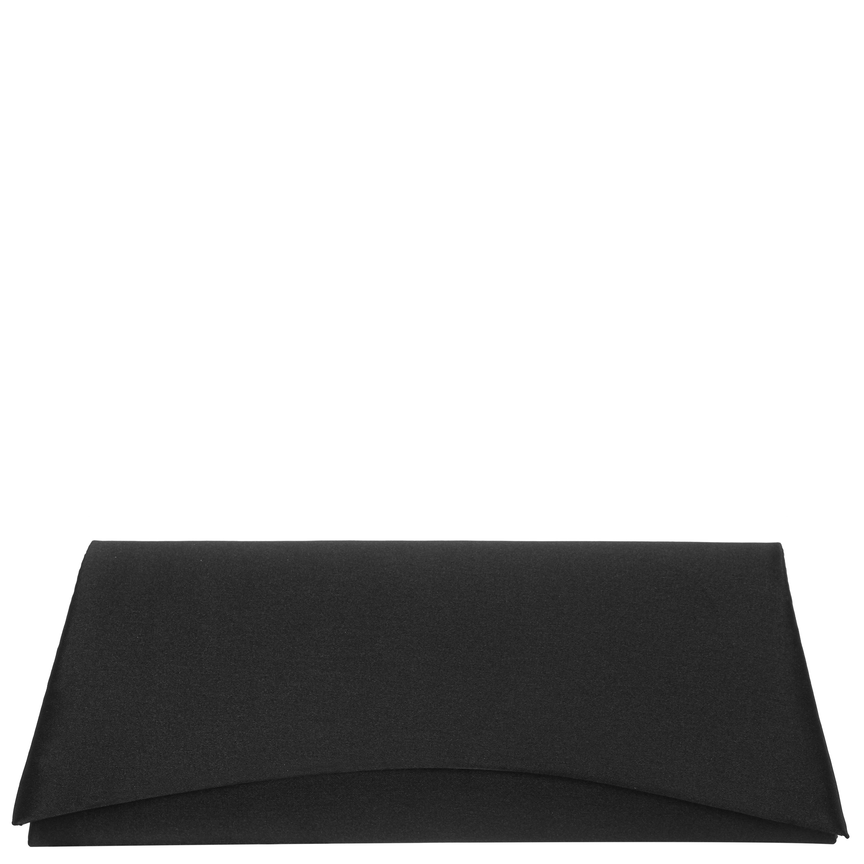 Womens Zoey-Z Black Satin Clutch Bag | Nina Shoes