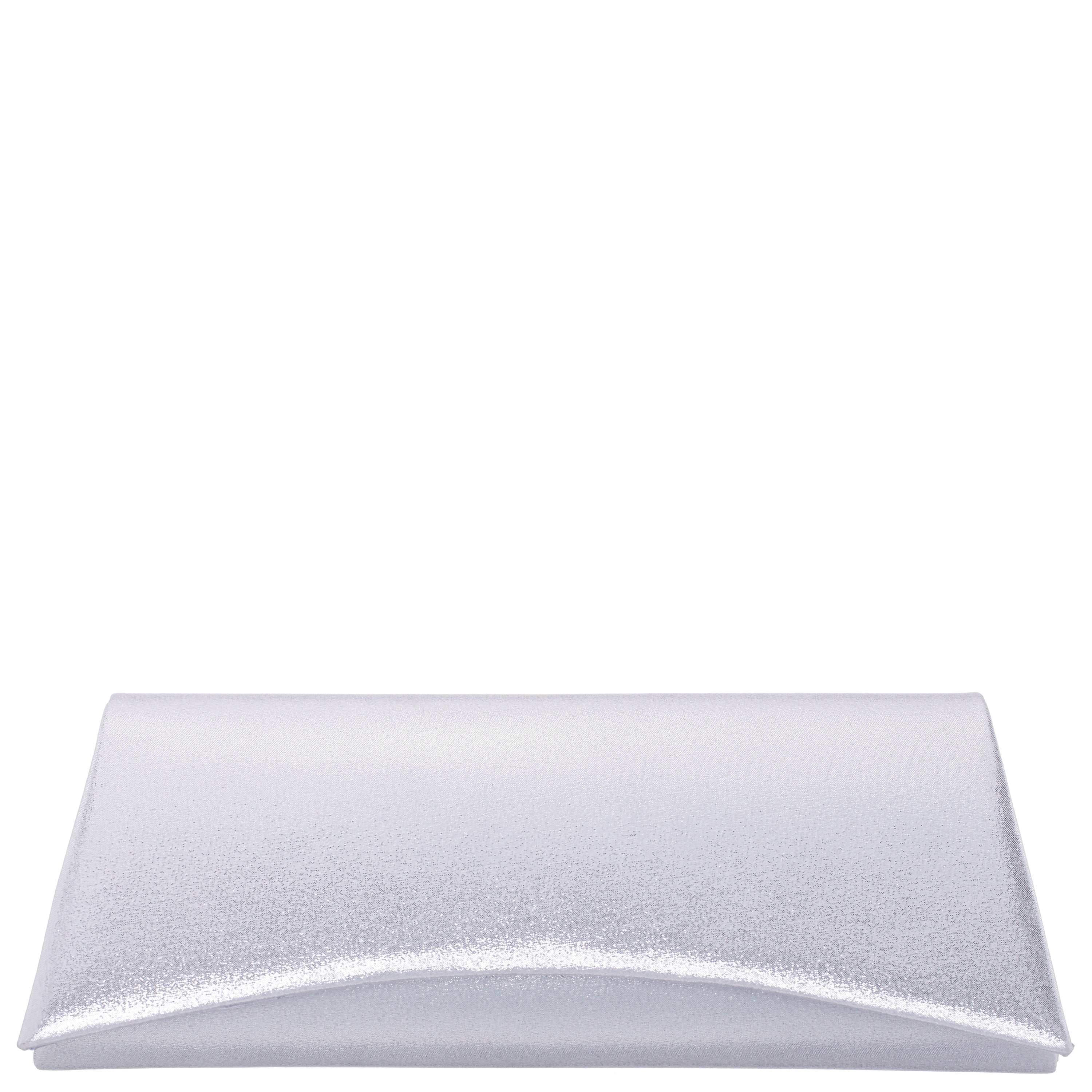 Womens Zoey-Z True Silver Reflective suedette Clutch | Nina Shoes