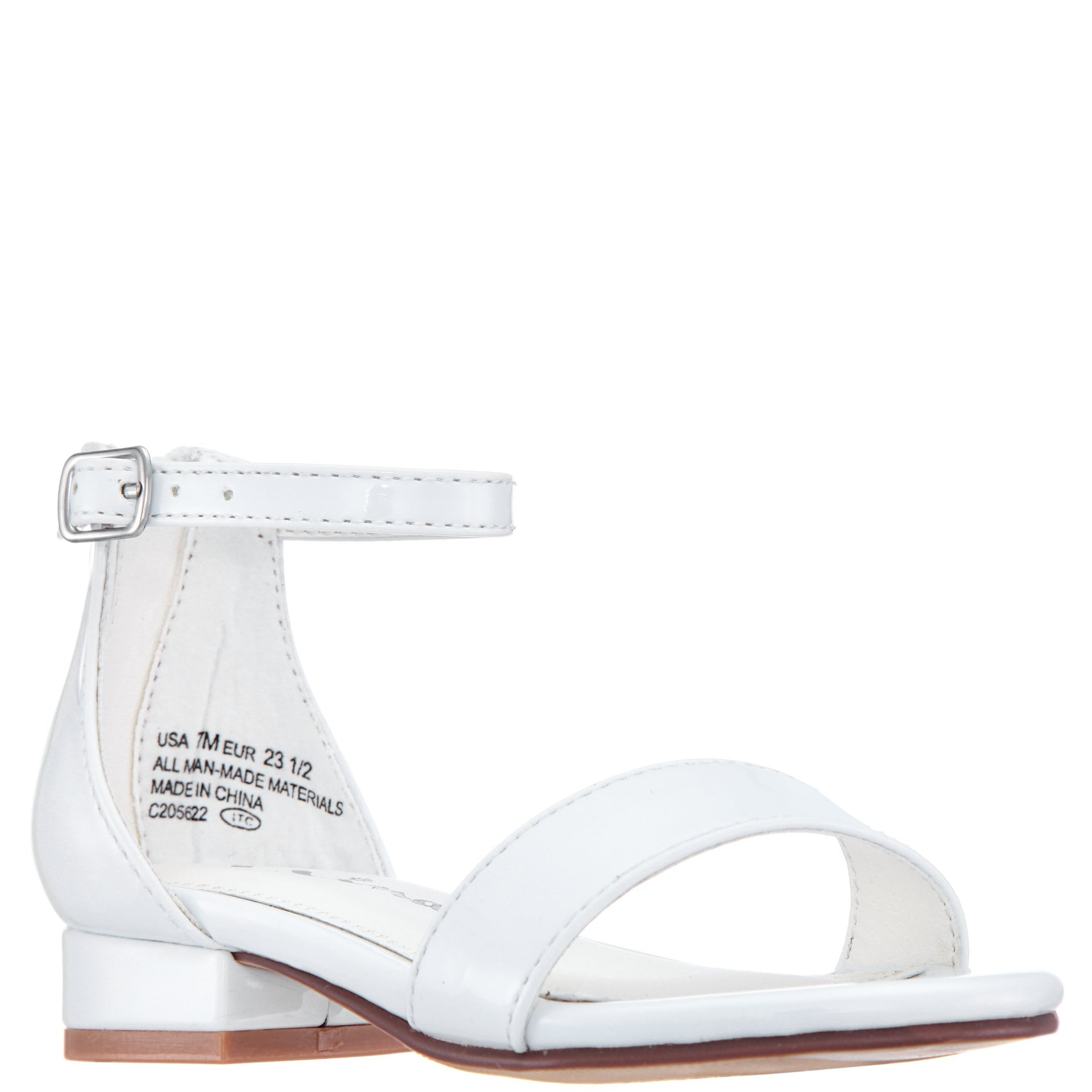 Girls Hidi Toddler-White Patent Nina Shoes