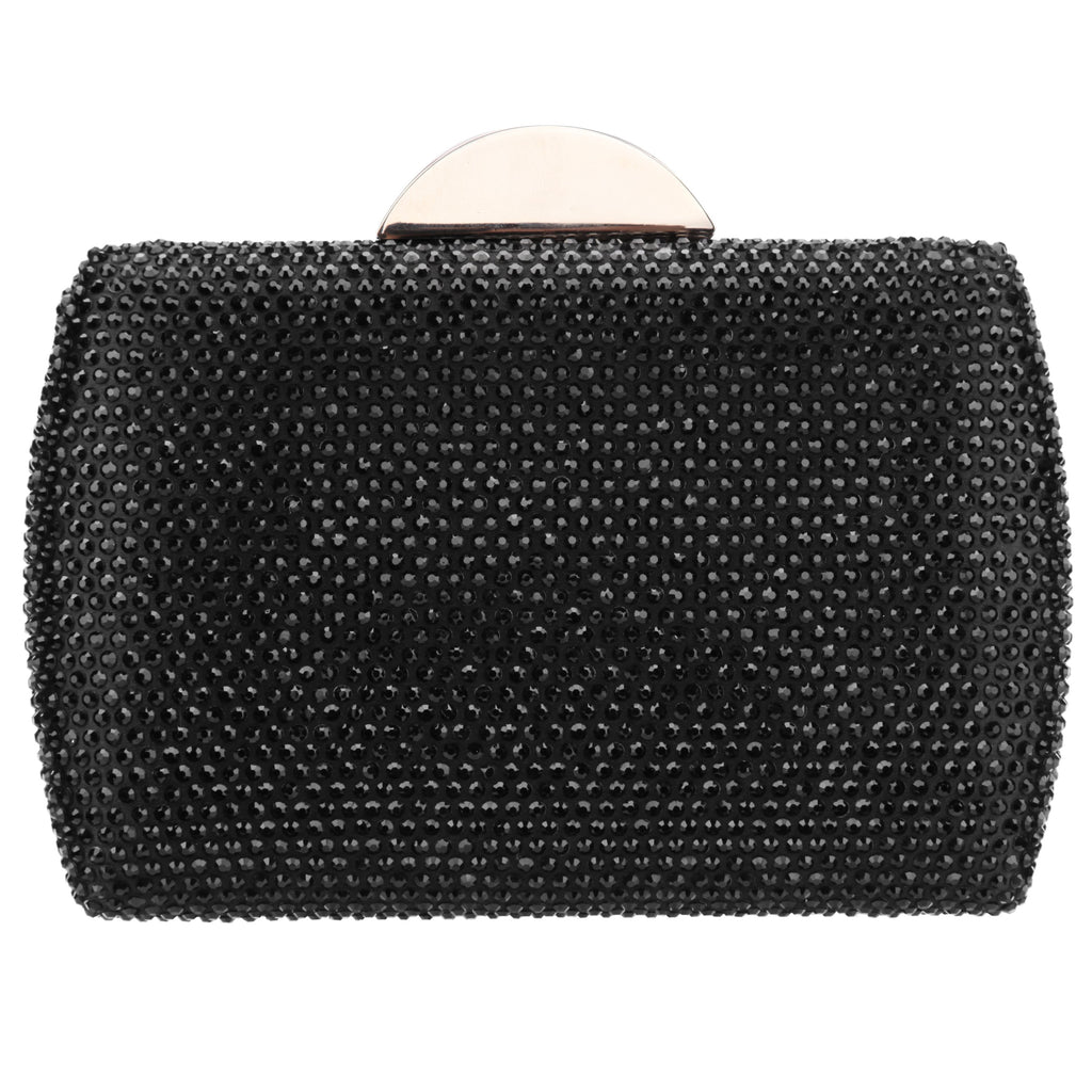 PACEY-BLACK ALLOVER CRYSTAL MINAUDIERE – Nina Shoes