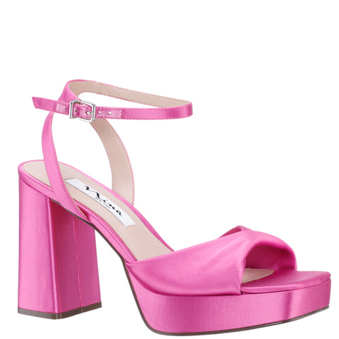 Like New Born Crown Platform Heeled Sandal high quality in Pink Woman's 7M